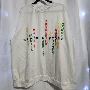 Black History Icons Graphic Print Sweatshirt - Sz 4xl